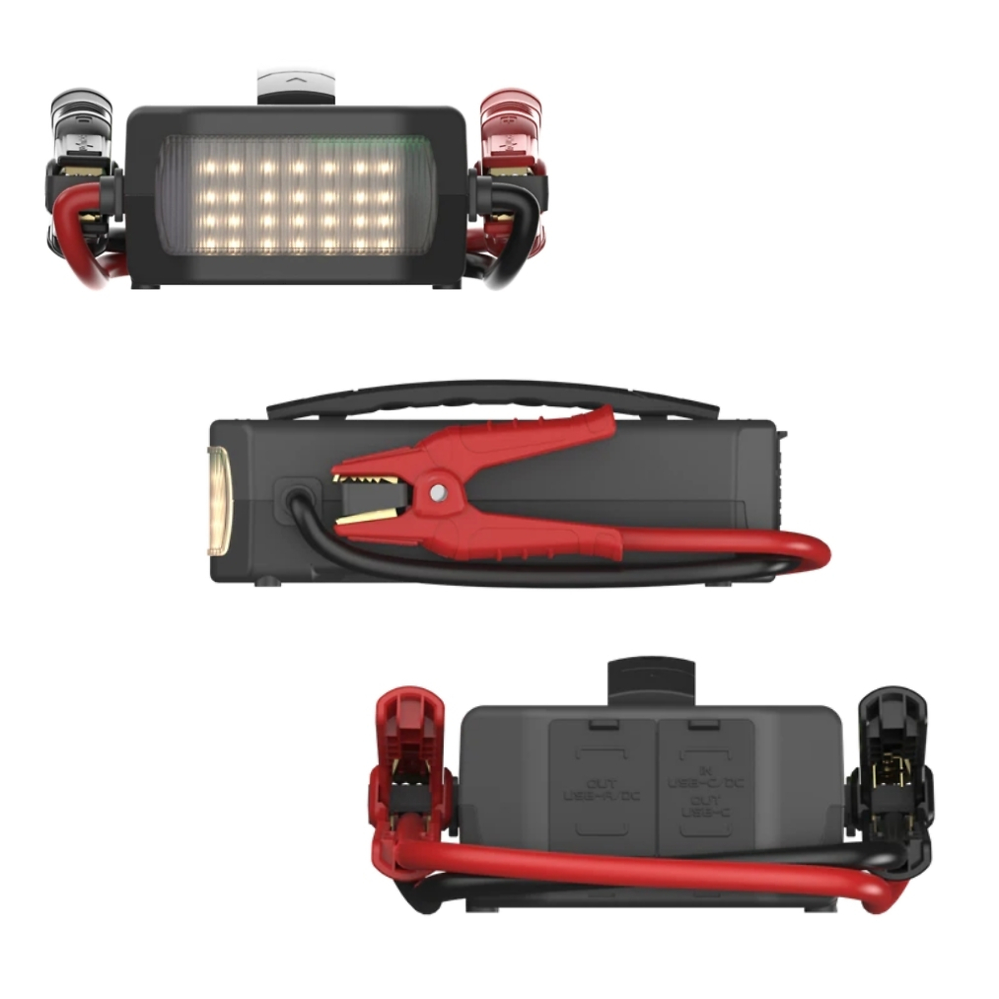 Lokithor 3-in-1 Heavy-Duty Jump Starter — 10000A, Battery Bank, Flashlight, IP65, Model# J403HD